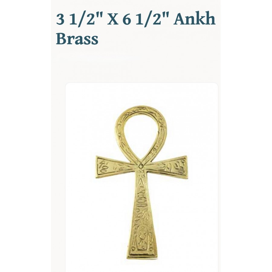 Ankh Brass 3 1/2" x 6 1/2"