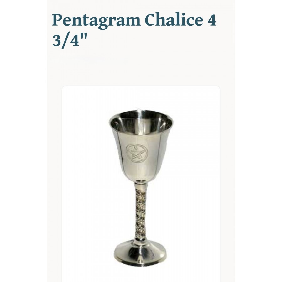 Pentagram Chalice 4 3/4"