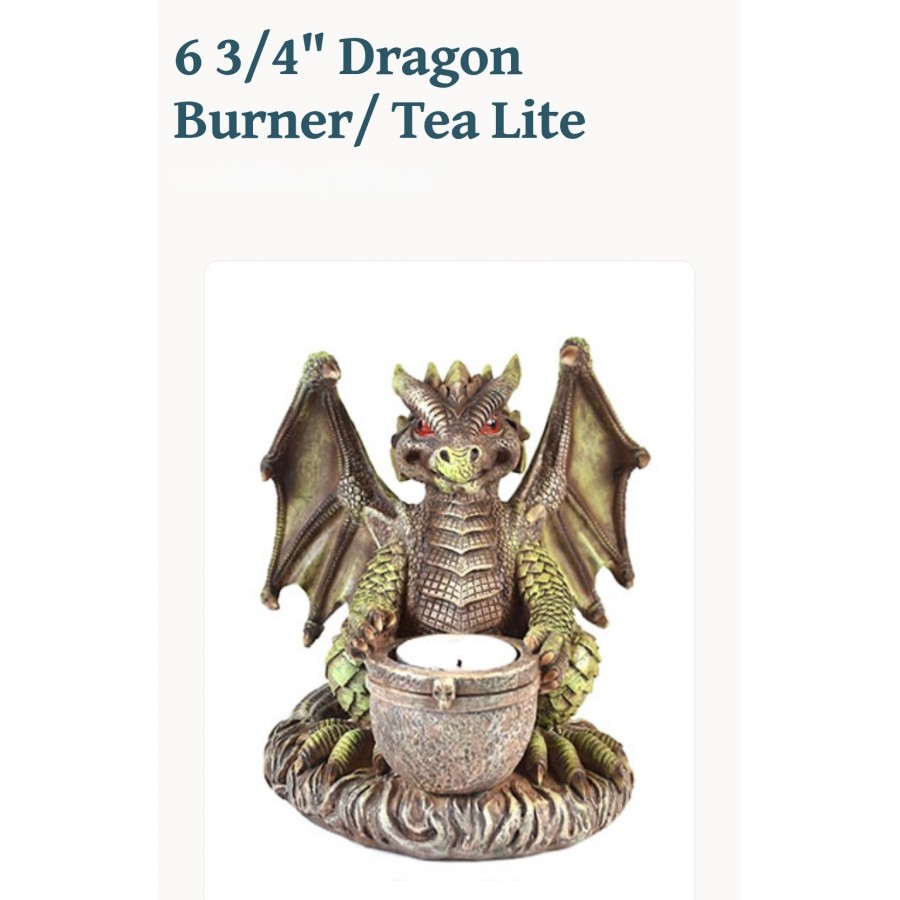 Dragon Burner/ Tea Lite 6 3/4"