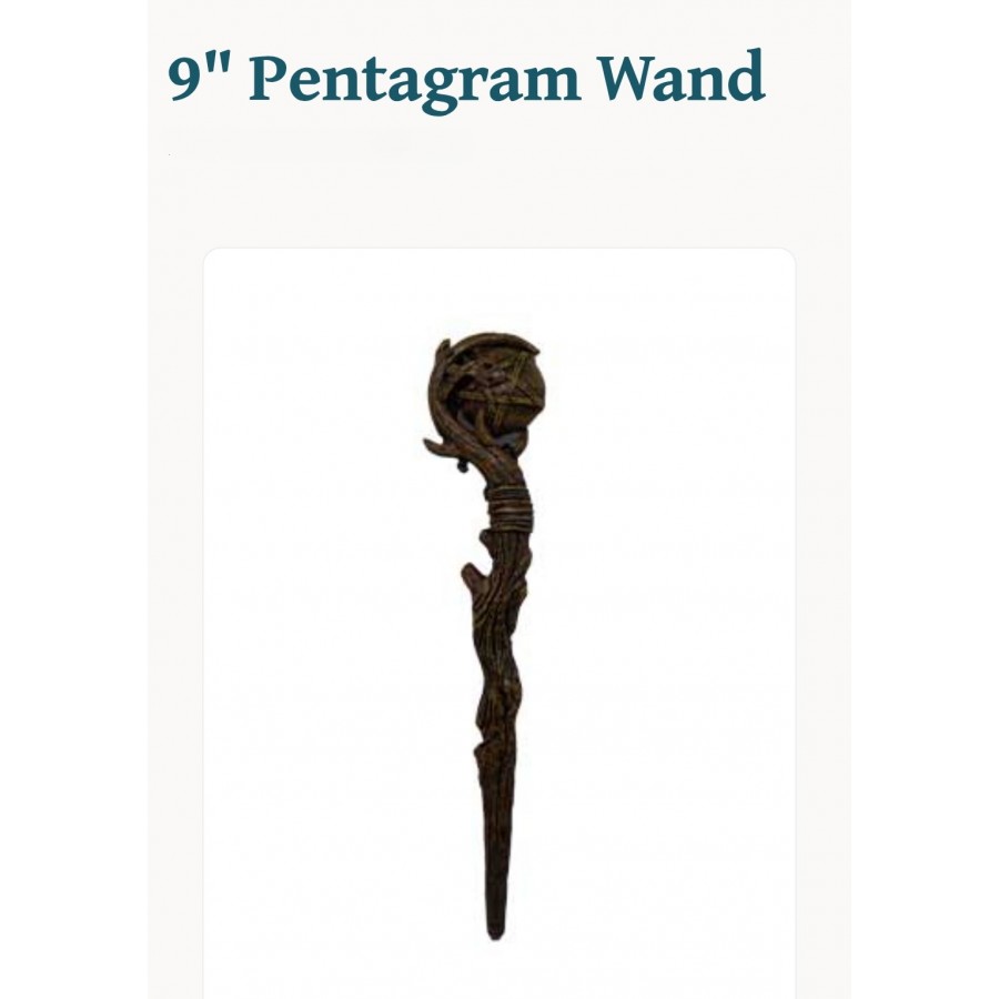 Pentagram Wand 9"