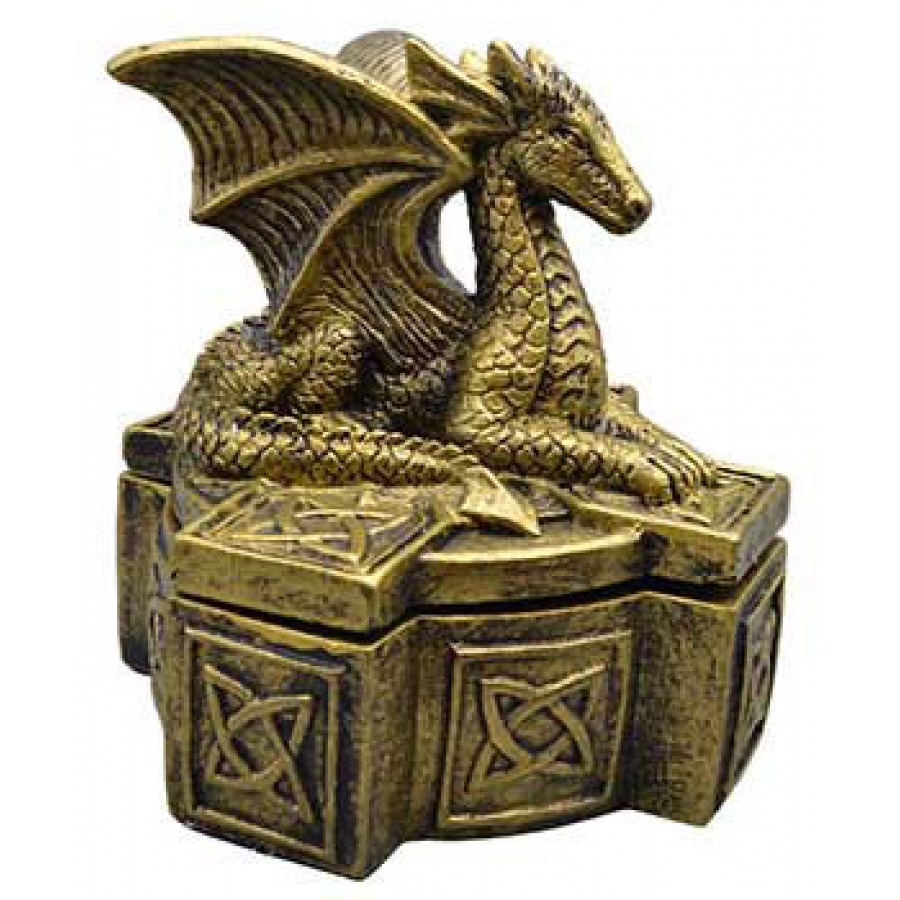Celtic Dragon box 5"