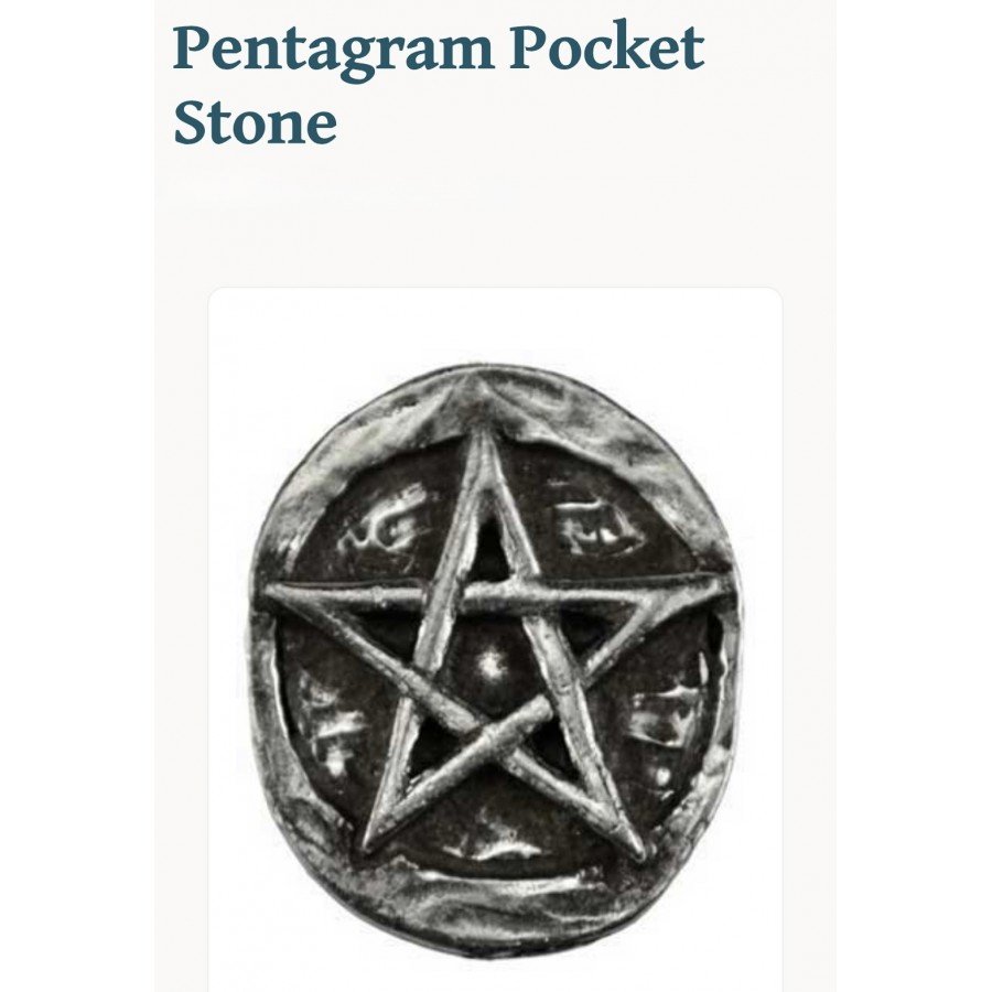Pentagram Pocket Stone